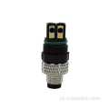 Conector circular wireable em campo M8 sem fio